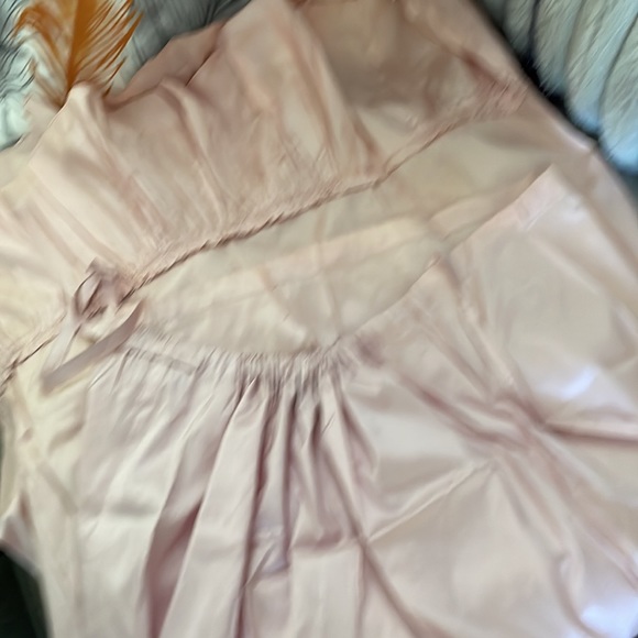 SOLD Calypso vintage gorgeous 2 pc 100 % silk beautiful pink long dress Med💕 - Picture 3 of 10